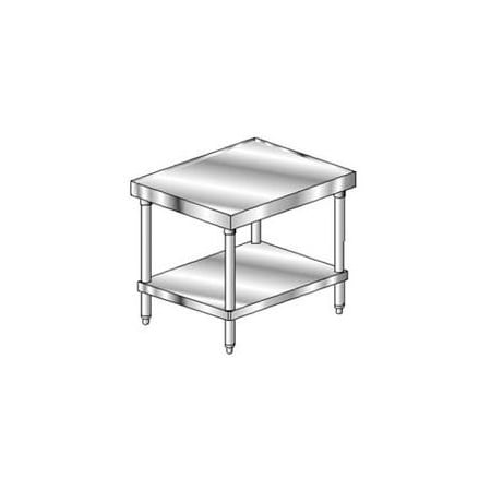Aero Aero Manufacturing Mixer Stand W/ Undershelf, 14 Ga 304 Stainless Steel Top, 36"W x 30"D 2MSU-3036
